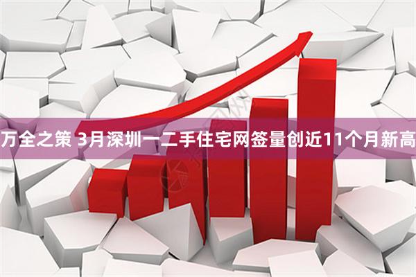万全之策 3月深圳一二手住宅网签量创近11个月新高